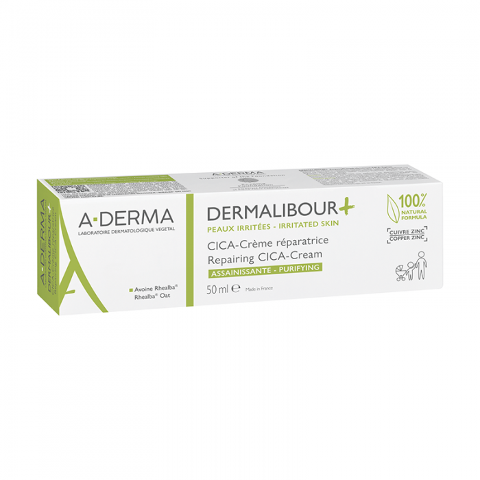 A-Derma Dermalibour+ Cica crema reparatoare purificatoare, 50ml, PIERRE FABRE FRANTA