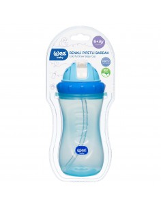 Wee Baby Cană cu pai 240 ml (6 luni +) – model 761