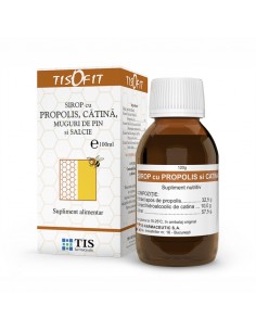 Tisofit Sirop Propolis Si Catina, 100 ml, Tis