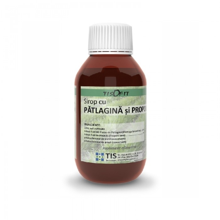 Tisofit Sirop Patlagina Si Propolis x 100ml