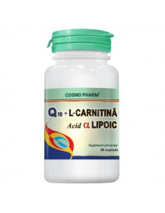 Q10L-CarnitinaAlfa Lipoic x 30 cps