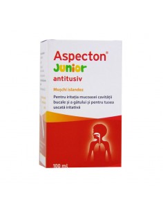 Aspecton Junior, sirop antitusiv, 100ml, KREWEL...