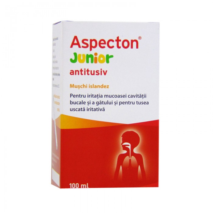 Aspecton Junior, sirop antitusiv, 100ml, KREWEL MEUSELBACH GERMANIA