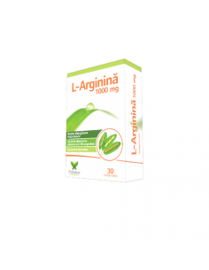 L-Arginina 1000 mg, 30 comprimate, Polipharma