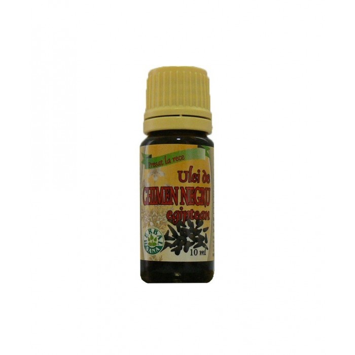 Ulei Chimen negru presat la rece, 10 ml, Herbavit