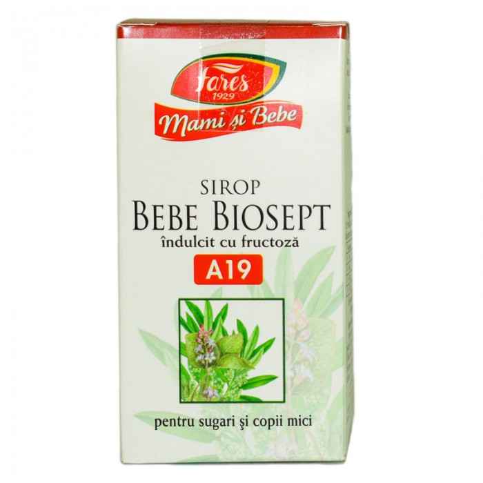 Biosept sirop fructoza mami & bebe, 100 ml, Fares