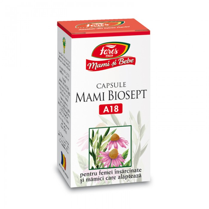 Biosept mami & bebe, 30 capsule, Fares