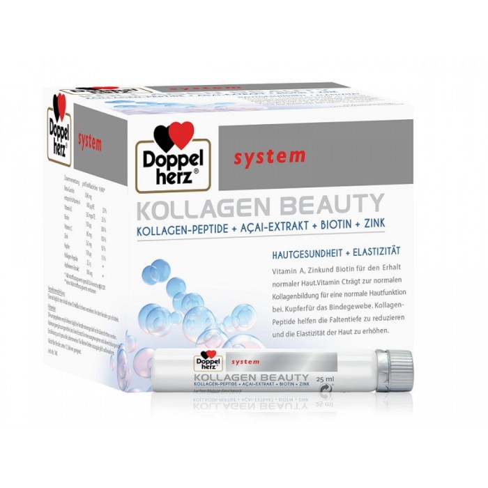 System Kollagen Beauty, 30 fiole buvabile, Doppelherz