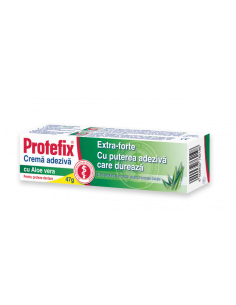 Protefix Extra-Forte Cremă adezivă cu Aloe Vera 47 g