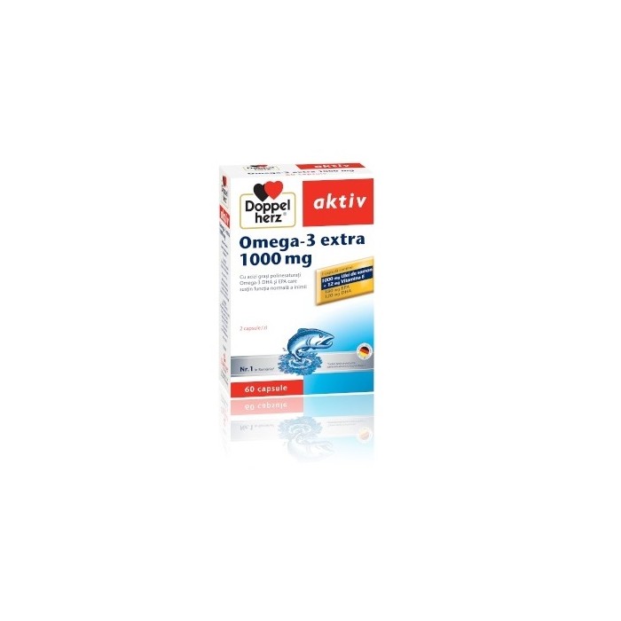 Omega-3 Extra 1000 mg, 60 capsule, Doppelherz