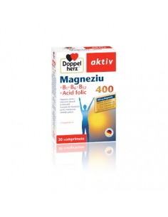 Mg 400 mg B1-B6-B12-Acid Folic, 30 comprimate, Doppelherz