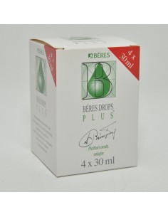 Beres Drops Plus, 4 Flacoane x 30 ml, Beres, Beres...
