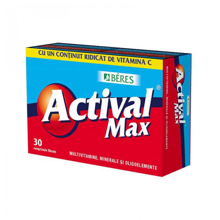 Actival Max , 30 cpr filmate, Beres