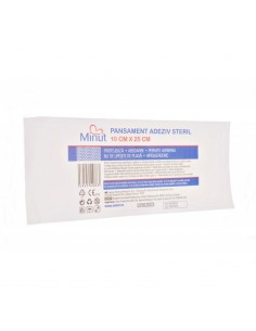 Pansament Adeziv Steril Post-operator 10 x 25 cm, Minut