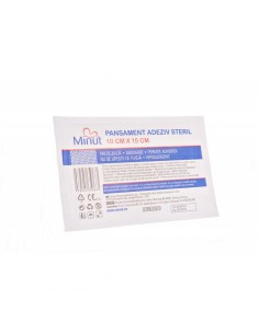 Pansament Adeziv Steril Post-operator 10 x 15 cm, Minut