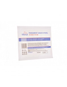Pansament Adeziv Steril Post-operator 10 × 10 cm – Minut