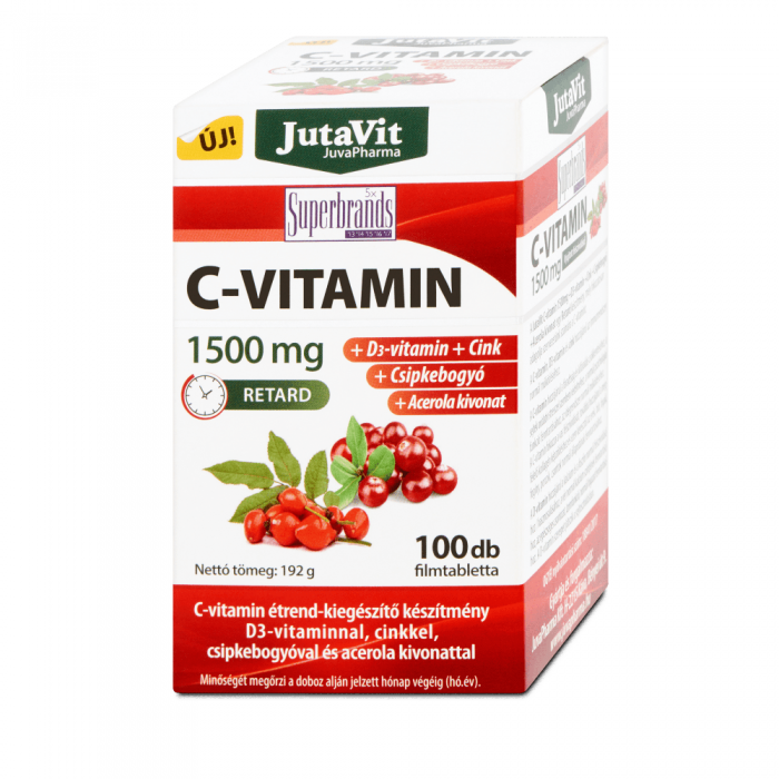 Vitamina C 1500mg  macese  extract de acerola x 100 tb