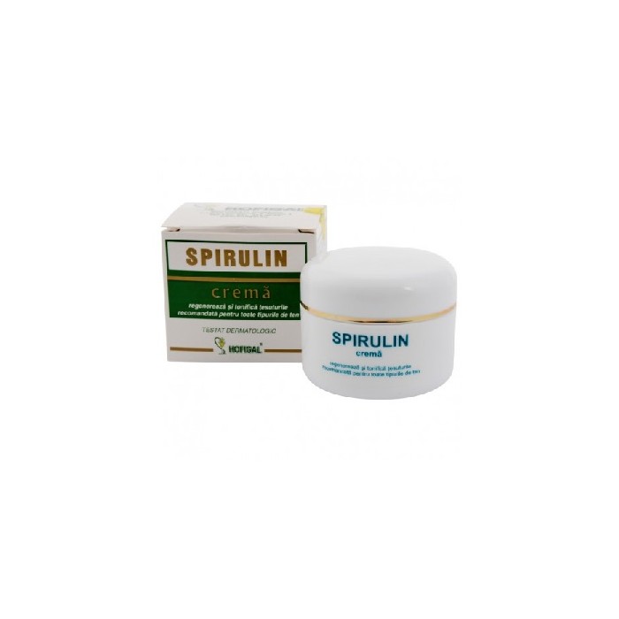 Crema cu extract de spirulina platensis Spirulin, 50 ml, Hofigal