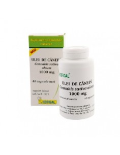Ulei de canepa x 40 cps