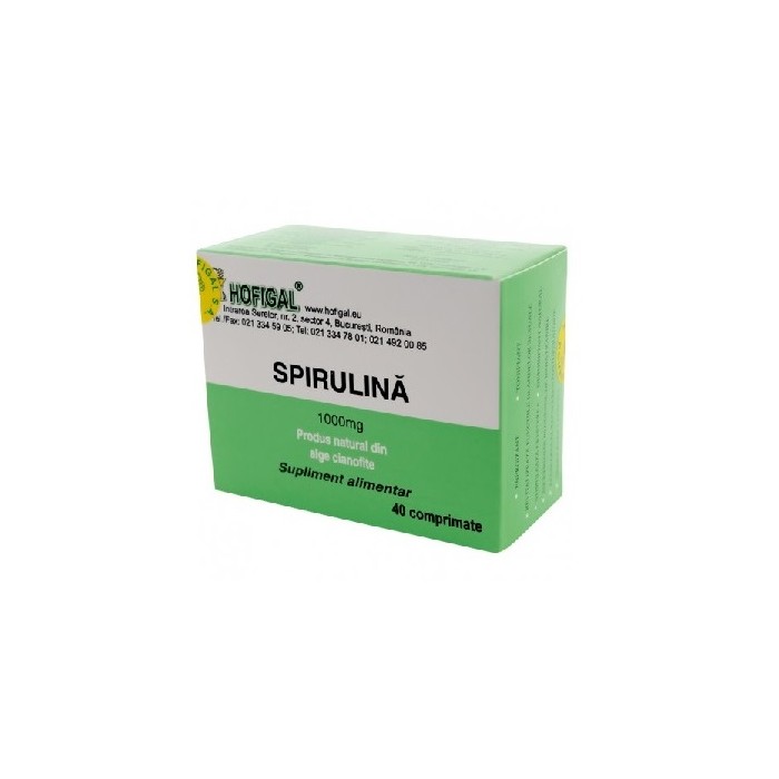Spirulina 1000mg x 40 cpr