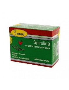 Spirulina cu extract total de catina x 40 cpr