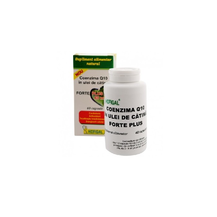 Coenzima Q10 Forte plus, 60mg, 40 de capsule, Hofigal