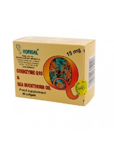 Coenzima Q10 in Ulei de catina, 15mg, 40 de comprimate,...