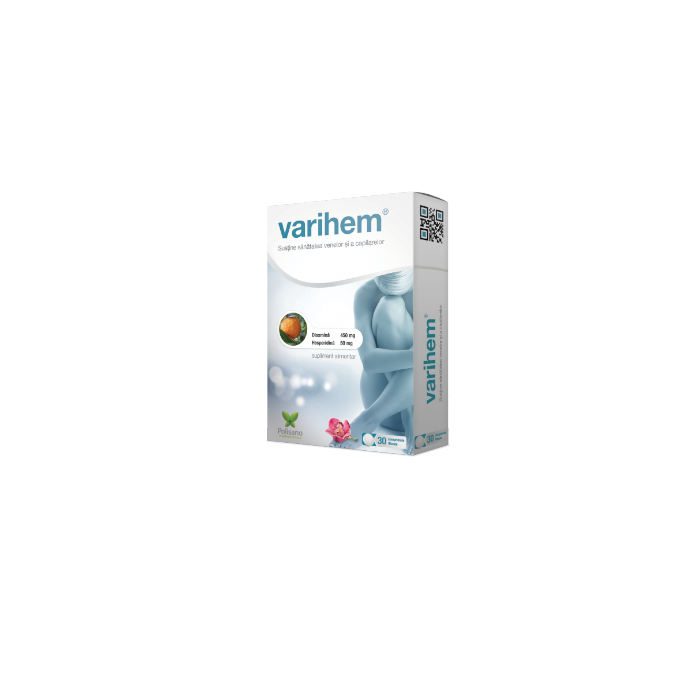 Varihem, 30 comprimate, Polipharma
