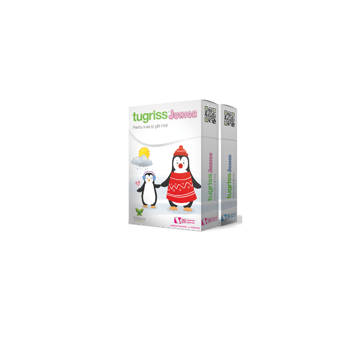 Tugriss junior, 20 comprimate pentru supt, Polipharma
