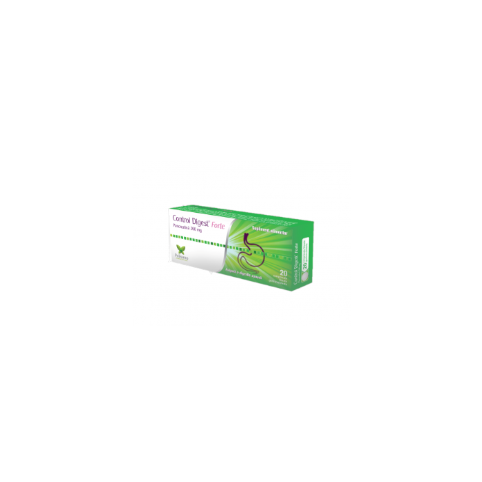 Control digest forte, 30 comprimate, Polipharma