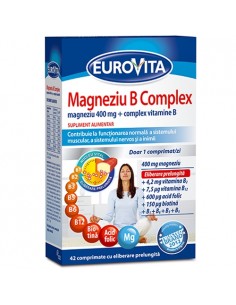 Eurovita Magneziu B complex, 42 cpr, Omega Pharma