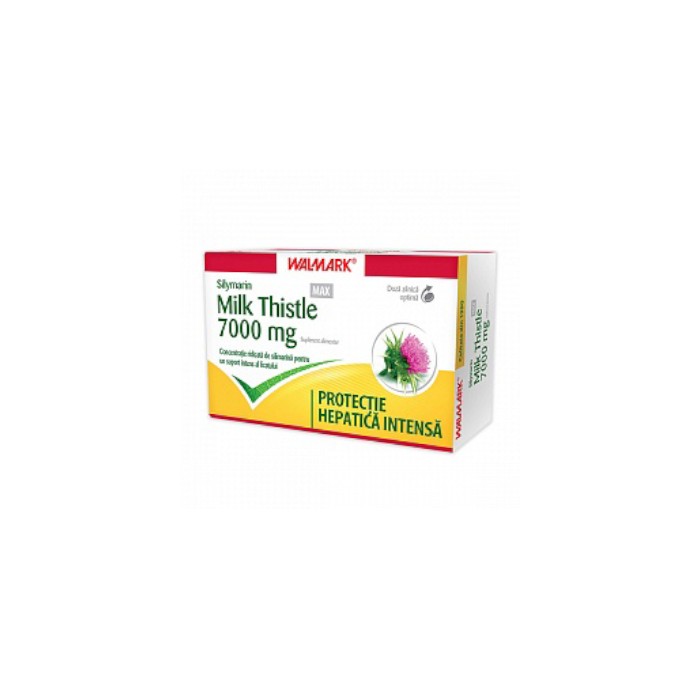 Silymarin Milk Thistle MAX 7000 mg, 60 cpr, Walmark