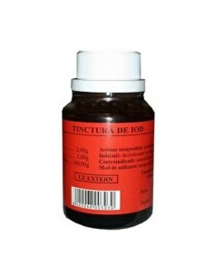 Tinctură de iod 2%, 50 ml – Tis Farmaceutic