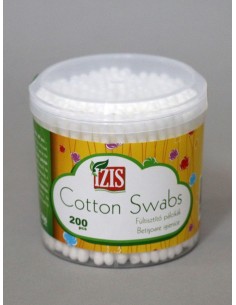 Betişoare igienice din bumbac (cutie) Izis – 200 bucăți