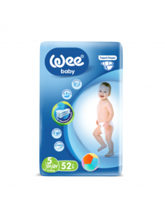 Scutece copii Junior, mărimea 5 (11–18 kg), 52 bucăți