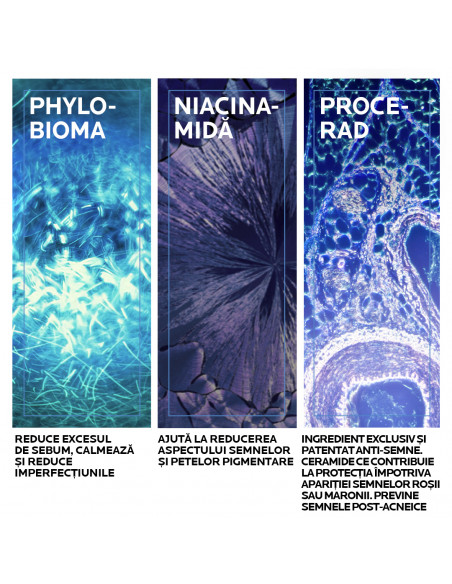 EFFACLAR DUO+M, Gel-cremă cu triplă acțiune de îngrijire, anti-imperfecțiuni, anti-recurență, 40ml