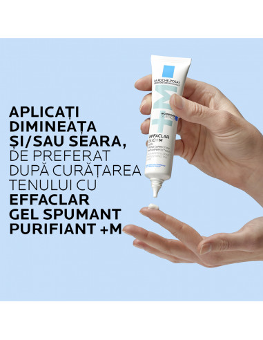 EFFACLAR DUO+M, Gel-cremă cu triplă acțiune de...