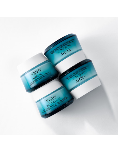 Mineral 89 Cremă Intens Hidratantă 72H, Cu Acid Hialuronic Si Niacinamidă, Toate Tipurile De Ten, 50ml, Vichy