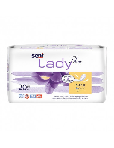 Absorbante pentru incontinenta Seni Lady Mini Slim, 20 bucati, Seni