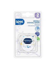 Suzeta silicon ortodontica cu desen nr 2 - cod 834