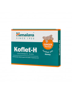 Koflet-H cu aroma de ghimbir, 12 pastile, Himalaya Drug....