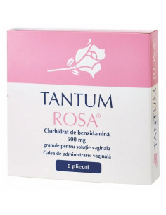 Tantum Rosa, granule pentru soluție vaginală, 6 plicuri,... 2