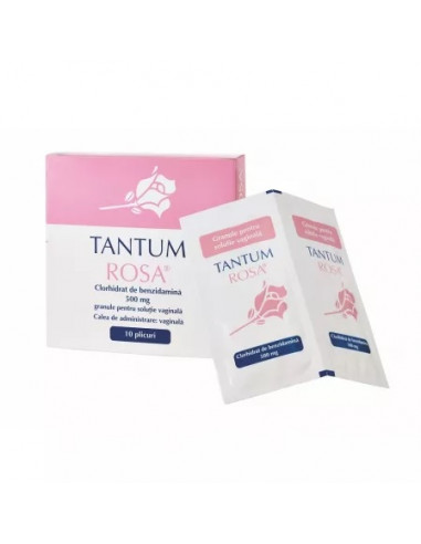 Tantum Rosa, granule pentru soluție vaginală, 10 plicuri, Angelini Pharma