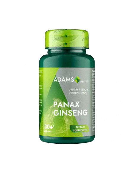 Panax Ginseng 1000mg, 30 capsule, Adams