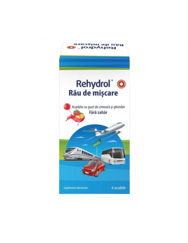 Rehydrol rau de miscare, 6 acadele, MBA Pharma