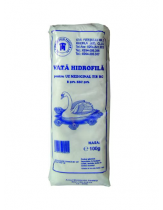 Vata lebada, 100g x 6 bucati, TEHNOMEDICAL PROD-COM GHERLA