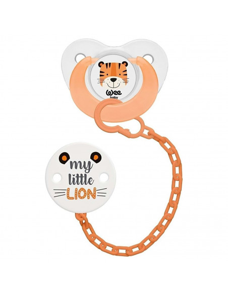 Set lantisor suzeta + suzeta silicon nr. 3 - cod 373