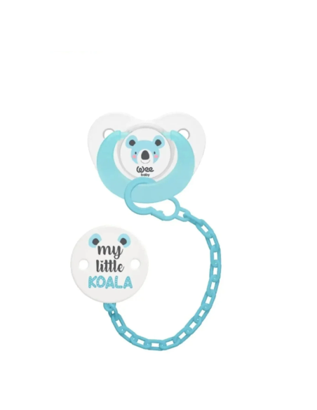 Set lantisor suzeta + suzeta silicon nr. 3 - cod 373