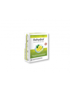 Rehydrol menta si lamaie, 20 comprimate efervescente, MBA...
