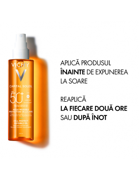 Capital soleil cell protect ulei invizibil SPF50+, 200ml, La Roche-Posay Laborat France